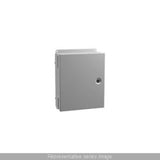 Hammond Manufacturing N1WS16124 | NEMA 1 Surface Mount Enclosure, 16" x 12" x 4", Steel, Gray