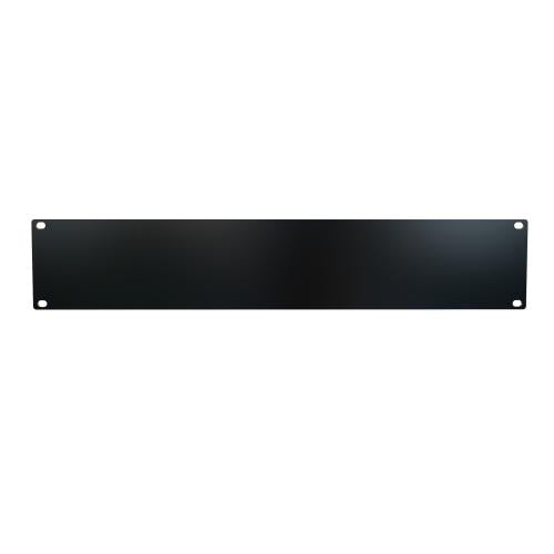 Hammond Manufacturing PBPA19003BK2 | 2U Flat Aluminum Rack Panel