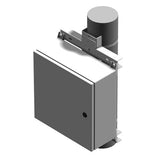 Hammond Manufacturing PMH25GY | Pole Mount Horizontal Steel Channel, Qty 2, Steel/Gray