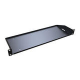 Hammond Manufacturing RASU190107UBK1 | 1U Cantilever Solid Shelf, 7" Deep, 40 lb Rated