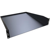 Hammond Manufacturing RASU190320BK1 | 2U Cantilever Solid Shelf, 20" Depth, 100 lb Load