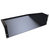 Hammond Manufacturing RASU190515BK1 | 3U Cantilever Solid Shelf, 15" Depth, 200 lb Rated