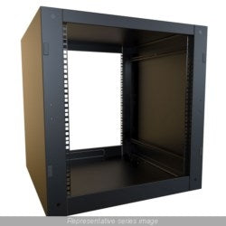 Hammond Manufacturing RCSC1904236BK1 | 24U Knockdown Server Cabinet, 36" Deep