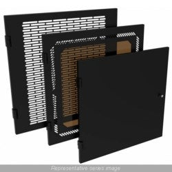 Hammond Manufacturing RCSC19042SDBK1 | 24U Solid Door with Lock