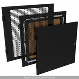 Hammond Manufacturing RCSC19042SDBK1 | 24U Solid Door with Lock