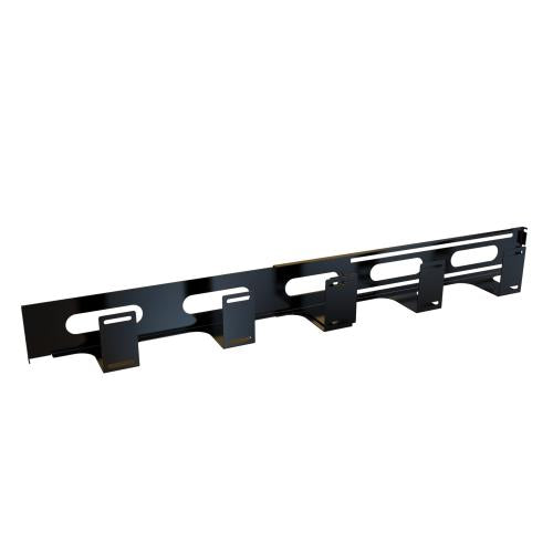 Hammond Manufacturing RDCM2136BK | 2U Adjustable Depth Cable Manager, 21"-36"D