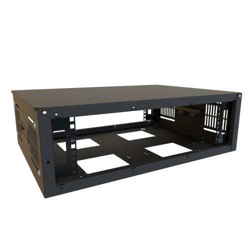 Hammond Manufacturing SDC243U17BK | 3U Multi-Use Cabinet, 24"W x 17.5"D