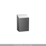 Hammond Manufacturing ST161608SS | NEMA 4X Eclipse Slope Top Enclosure, 16" x 16" x 8", 304 Stainless Steel