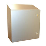 Hammond Manufacturing ST161608SS | NEMA 4X Eclipse Slope Top Enclosure, 16" x 16" x 8", 304 Stainless Steel