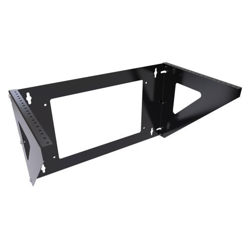 Hammond Manufacturing VPB196UBK | 6U Heavy Duty Vertical Wall Bracket, 11.19" Depth
