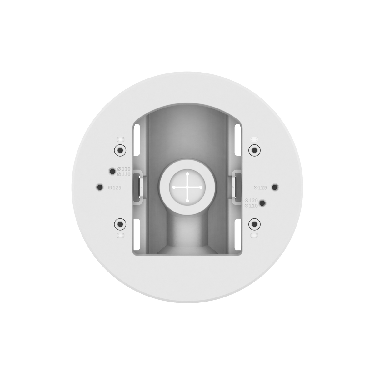 Hanwha SBD-140PMW | Pole Mount Base (White)