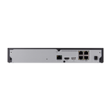 Hanwha Tec QRN-430S | | 4K NVR Intel Based, 4Ch with 4 PoE/PoE+ Ports