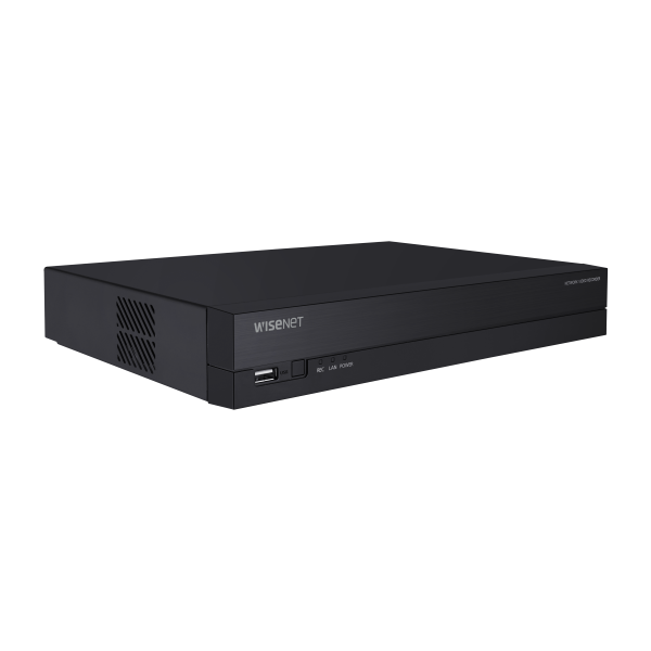 Hanwha Tec QRN-820S-4TB | | 4K NVR, 4TB Raw, Supports 8 Channels with 8 PoE Ports