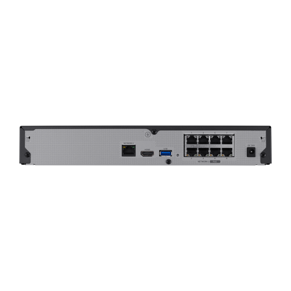 Hanwha Tec QRN-820S-4TB | | 4K NVR, 4TB Raw, Supports 8 Channels with 8 PoE Ports