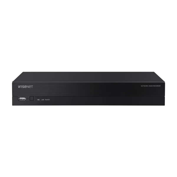 Hanwha Tec QRN-820S-4TB | | 4K NVR, 4TB Raw, Supports 8 Channels with 8 PoE Ports
