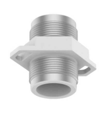 Hanwha Tec SBP-C15P | Camera Mount, Aluminum, Ceiling Mount, FC, CE, UL, EAC, White, DiaxL 3.38 x 2.8 in., 0.51 lb.