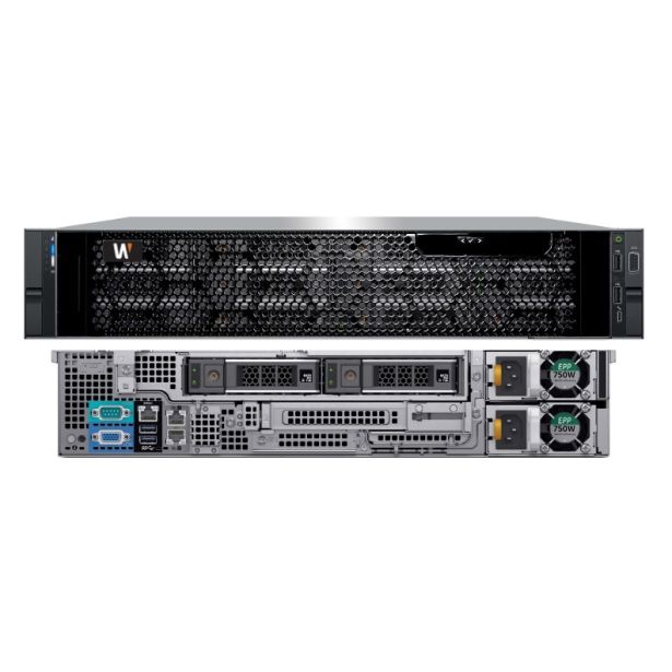 Hanwha Tec WRRPS202W116TB | Wisenet Wave Optimized 2U Rack Server, 16TB