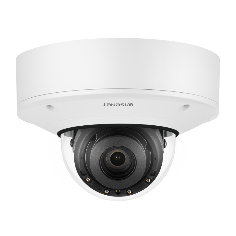 Hanwha XNV-9082R | 4K Vandal-Resistant IR Outdoor Network Dome Camera