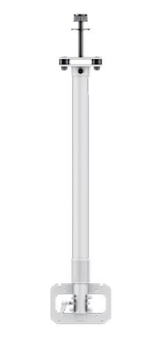 Hanwha Tec SBP-35PVMW Telescopic Pendant Mount For Pvm Monitor, White
