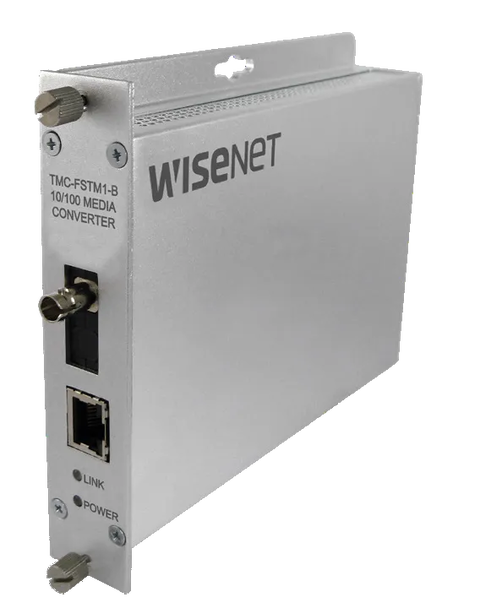 Hanwha Tec TMC-FSTS1POEM-A 100m Media Converter (a)