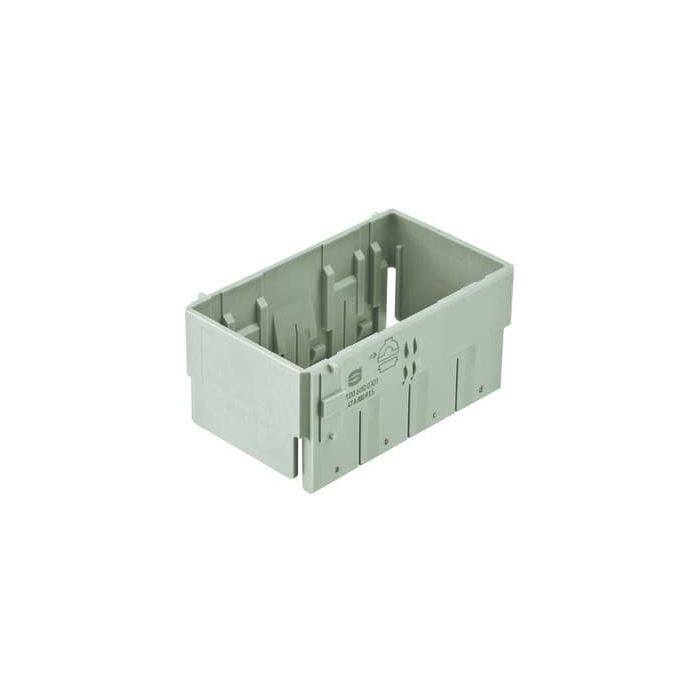 Harting 11006000301 | Han-Yellock Adapter Frame: Han-Modular 60 for Housings Bulkhead Mounting