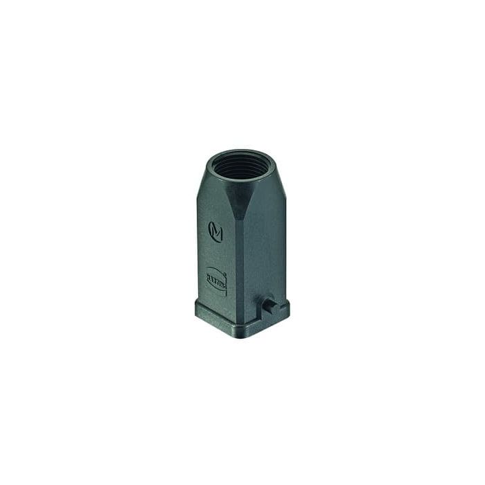 Harting 19200030427 | Han 3A Hood, 1 Lever Lock, Plastic, M20 Metric, Black