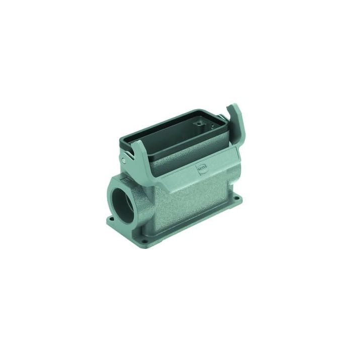 Harting 19300160292 | 16B Surface Mount Housing, Single Lever, High Construction, 2xM32
