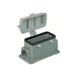 Harting 19300161226 | Han B Housings: Han B Base Surface LC 4 Pegs M25 Cover