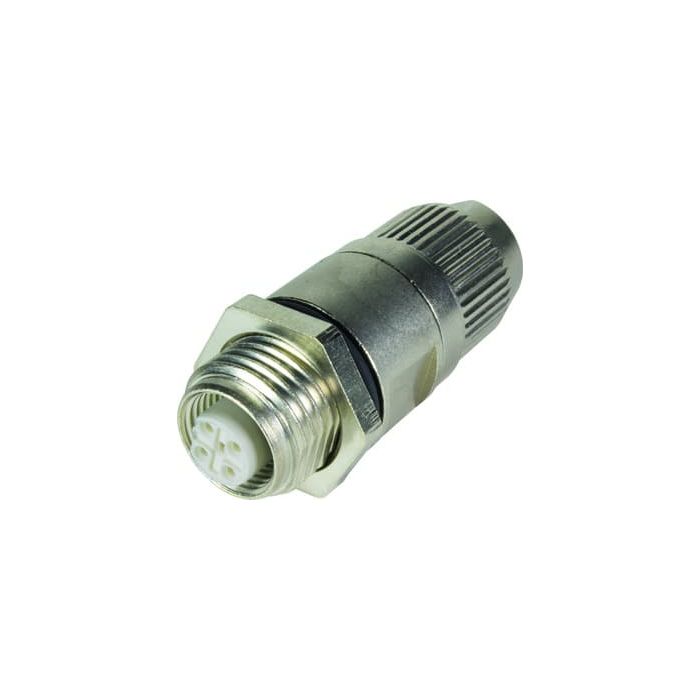 Harting 21033412425 | Harax Sensor Female Connector, PFT M12, Shielded, B-Coded