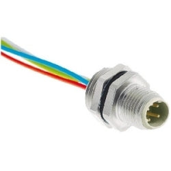 Harting 21033711403 | PCB Receptacles M8/M12: Panel Feed Through M12D cod.male 4pins