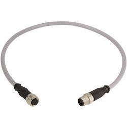 Harting 21348485882050 | M12 A?Code Double?Ended Overmolded Cable, 8?Pin Straight Male
