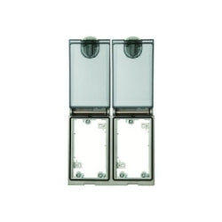 Harting 39500000200 | Han Port: Double Frame, Ni Plated, plastic Cover