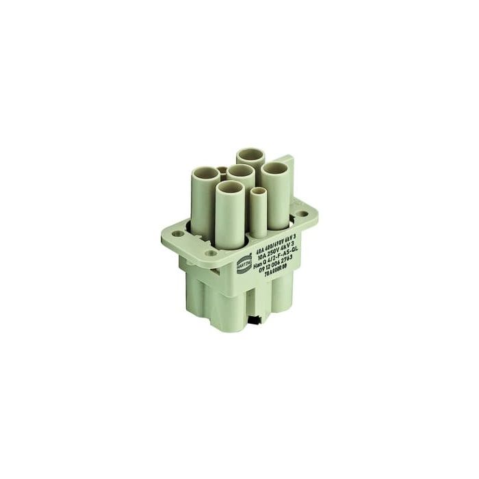 Harting 9120062765 | Han Q 4/2-F Insert, 2.5–6mm²