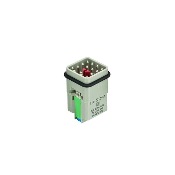 Harting 9120123001 | Han Q Male Insert: Insert Han 12/0 Male
