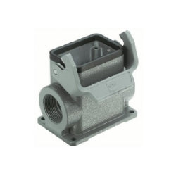 Harting 9300060292 | Han B Housings: Han B Base Surface HC 1 Lever 2 Entry PG