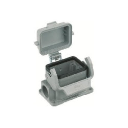 Harting 9300061256 | Han B Housings: Han B Base Surface LC 1 Lever Thermoplas