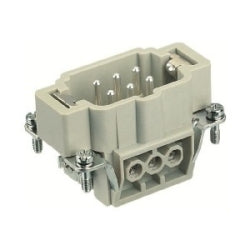 Harting 9330062601 | Han E Male Insert: Han E 06 Position M Insert Screw