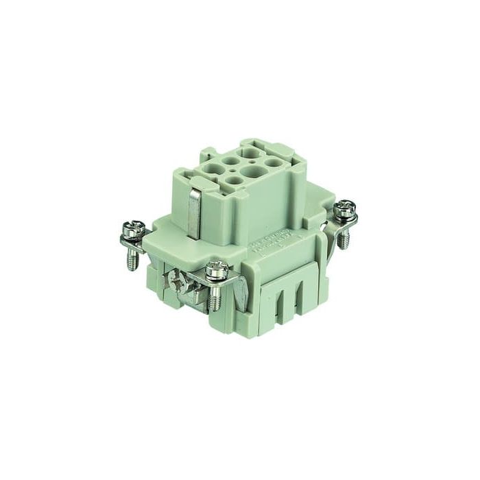 Harting 9330062716 | Han E Female Insert: Han 6 ES-Female Insert