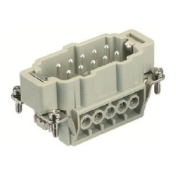Harting 9330102601 | Han E Male Insert: Han E 10 Position M Insert Screw