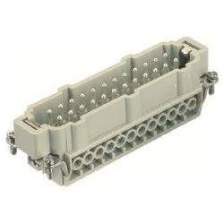 Harting 9330242601 | Han E Male Insert: Han E 24 Position M Insert Screw