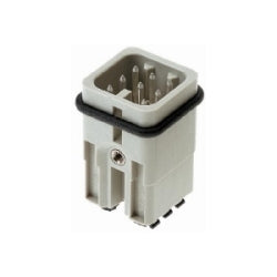 Harting 9360082632 | Han D Male Insert wire wrap: Han 8D-M Quick Lock 22 - 16 AWG