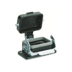 Harting 9370060318 | Han M Housings: Han B Base Panel 1 Lever Metal Cover