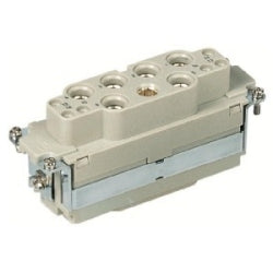 Harting 9380122751 | Han K Female Insert: Han K 6/6 Position F Insert Combi with crimp