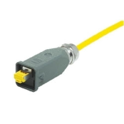 Harting 9451151560 | Data Han3A RJ45: RJI IP67 Plug Han3A metal 10G, Cat.6, IDC, 8-pol