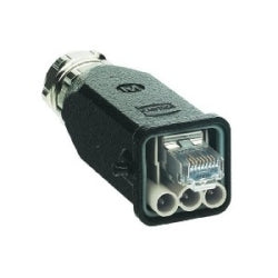 Harting 9573080500000 | Hybrid Data Copper: Han 3A RJ45 Hybrid Plug AC