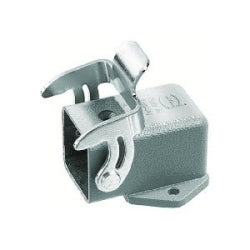 Harting 9620030801 | Han EMC Housings: Han 3 EMC Base Angled 1 Lever