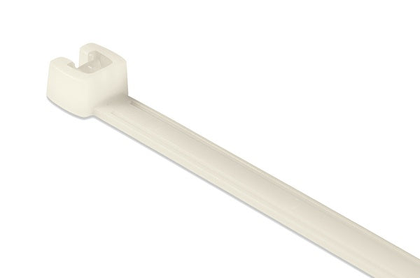 HellermannTyton 109-00010 | Q Tie, 6.3" Long, 30lb Tensile Strength, PA66, Natural, 100/pkg