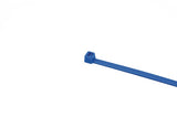 HellermannTyton 111-00698 | High-Temp Cable Tie, 5.9" Long, 30Lb Tensile Strength, Etfe, Blue, 100/Pkg