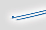 HellermannTyton 111-00732 | High-Temp Cable Tie, 7.9" Long, 50Lb Tensile Strength, Etfe, Blue, 100/Pkg