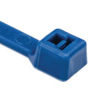 HellermannTyton 111-00732 | High-Temp Cable Tie, 7.9" Long, 50Lb Tensile Strength, Etfe, Blue, 100/Pkg